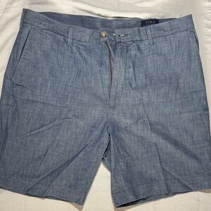 Ralph Lauren Light Blue Classic Fit Shorts